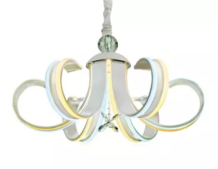 FL118/6 WH Подвесная светодиодная люстра с пультом (радио 2.4) Ambrella light Double