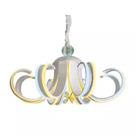 FL120/8 WH Подвесная светодиодная люстра с пультом (радио 2.4) Ambrella light Double