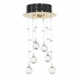 Flusso H 1.4.15.615 G Каскадный светильник хрустальный Arti Lampadari Flusso