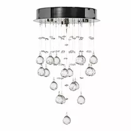 Flusso L 1.4.25.601 N Потолочная люстра хрустальная на пульте Arti Lampadari Flusso