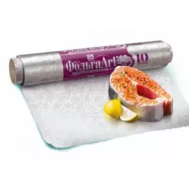 Фольга Art с тиснением алюминиевая пищевая Grifon 29 см х 10 м Б0037255 (500-025/3)