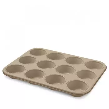 Форма для 12 маффинов, Gold Elegance Guardini 35x27 см (79912GEGNAM)