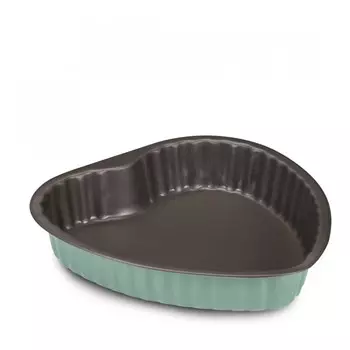 Форма для выпечки "Сердце" зеленая, Bon Ton Guardini 25x25 см (70800PAGBHEE)