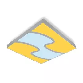 FP2403 WH/BK Потолочная светодиодная люстра с пультом (радио 2.4) Ambrella light Parus