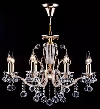 Люстра с двойным креплением Freya Marlin FR1130-PL-08-G (FR130-08-G )