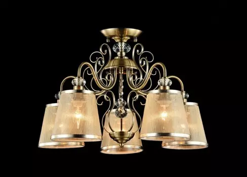 FR2405-PL-05-BZ Люстра с двойным креплением Freya Driana (FR405-05-R)
