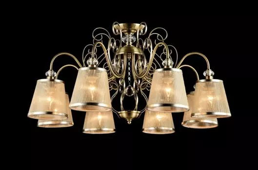 FR2405-PL-08-BZ Люстра с двойным креплением Freya Driana (FR405-08-R)