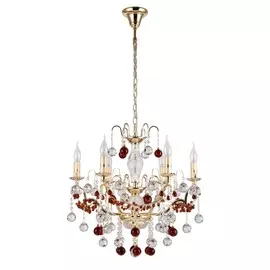 FRUTA SP6 GOLD Люстра подвесная Crystal Lux FRUTA