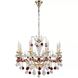 FRUTA SP8 GOLD Люстра подвесная Crystal Lux FRUTA