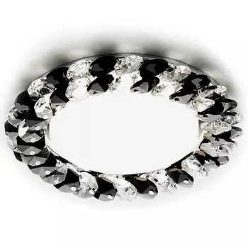 G206 BK/CH Встраиваемый точечный светильник GX53 Ambrella light Crystal