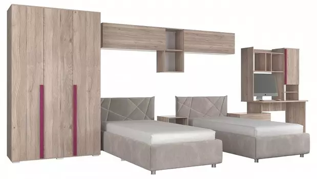 Гарнитур для детской Лайк КД99 Mebelson КД99Лайк.2204