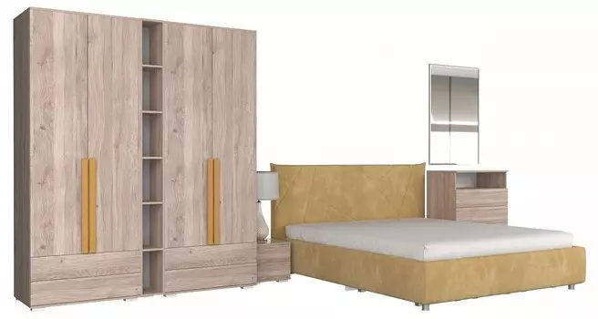 Гарнитур для спальни Лайк КС135 Mebelson КС135Лайк.2202