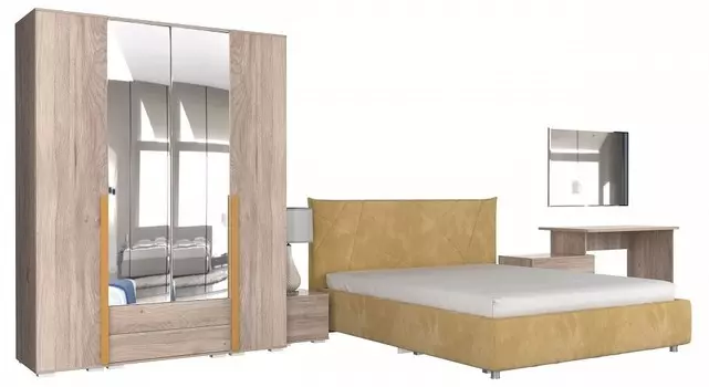 Гарнитур для спальни Лайк КС136 Mebelson КС136Лайк.2202