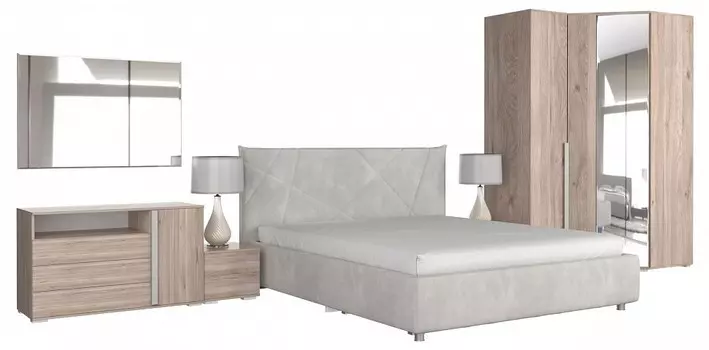Гарнитур для спальни Лайк КС144 Mebelson КС144Лайк.2200