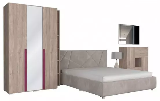 Гарнитур для спальни Лайк КС62 Mebelson КС62Лайк.2204