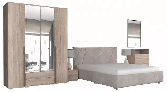 Гарнитур для спальни Лайк КС64 Mebelson КС64Лайк.2199