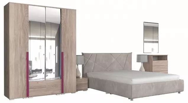 Гарнитур для спальни Лайк КС64 Mebelson КС64Лайк.2204