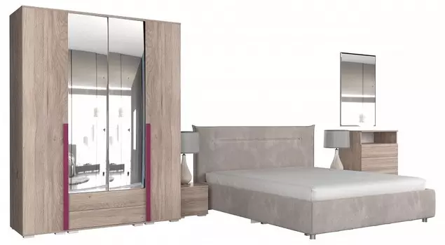 Гарнитур для спальни Лайк КС65 Mebelson КС65Лайк.2204