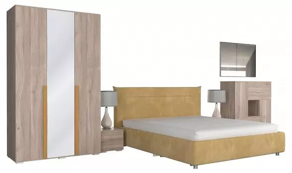 Гарнитур для спальни Лайк КС75 Mebelson КС75Лайк.2202