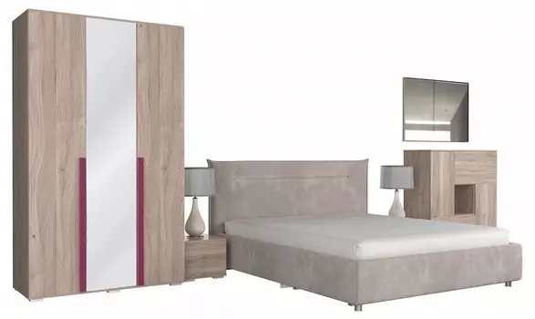 Гарнитур для спальни Лайк КС75 Mebelson КС75Лайк.2204