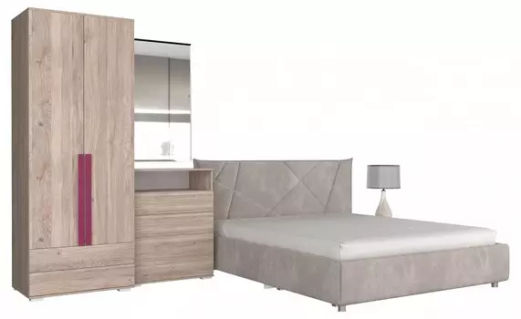 Гарнитур для спальни Лайк КС84 Mebelson КС84Лайк.2204