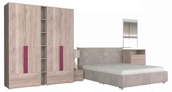 Гарнитур для спальни Лайк КС87 Mebelson КС87Лайк.2204