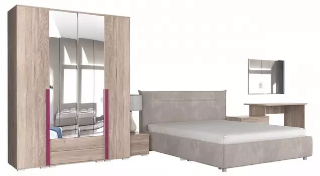Гарнитур для спальни Лайк КС89 Mebelson КС89Лайк.2204
