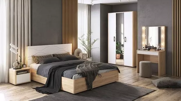 Гарнитур для спальни Зара Mebelson К1Зара.1623