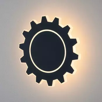 Gear L LED черный (MRL LED 1100) Настенный светодиодный светильник Elektrostandard a040752