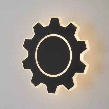 Gear M LED черный (MRL LED 1095) Настенный светодиодный светильник Elektrostandard a040751