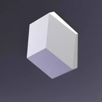 Гипсовая панель 200x173x35 Artpole Cube-solo E-0021