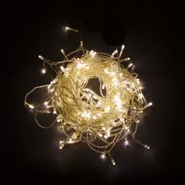 Светодиодная гирлянда Feron CL18 занавес 1,5*1,5м + 3м 230V 2700К c питанием от сети 32323