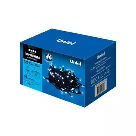 Гирлянда LED белая (10м.) с эффектом мерцания Uniel ULD-S1000-120-TBK (UL-00003944)