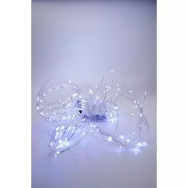 Светодиодная гирлянда Feron CL53 2м + 1м белый с питанием от батареек 32984