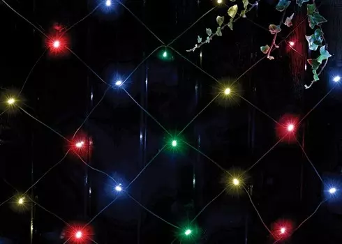 Гирлянда на солнечной батарее сеть 2м*1,35м Эра ERAUF024-16 (Б0044225)