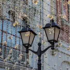 Гирлянда нить 10м IP65 теплый белый Eurosvet a044072 (400-101)