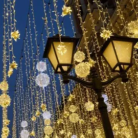 Гирлянда нить с эффектом мерцания 10м IP65 Eurosvet 400-101 теплый белый (a044073)