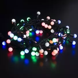 Гирлянда нить с эффектом мерцания 10м IP65 Eurosvet 400-103 мульти (a049832)