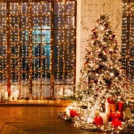 Гирлянда занавес 2х3м IP20 белый Eurosvet a044086 (200-002)