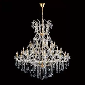 Hollywood SP53 Gold Подвесная люстра Crystal Lux