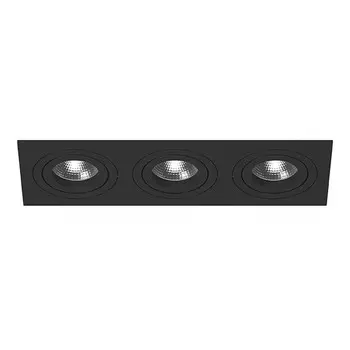i537070707 Встраиваемый точечный светильник Intero 16 Triple Quadro Lightstar (комплект из 217537+217607+217607+217607)