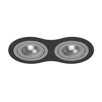 i6270909 Встраиваемый точечный светильник Intero 16 Double Round Lightstar (комплект из 217627+217609+217609)