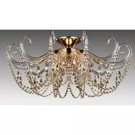 IMPERIA PL6 GOLD/AMBER Люстра потолочная Crystal Lux IMPERIA