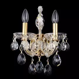 ISABEL AP2 GOLD/TRANSPARENT Бра CRYSTAL LUX ISABEL