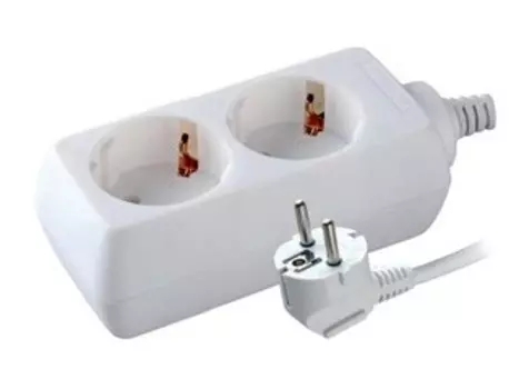 Электроудлинитель, земля Volsten S 2x5-Z (9310)