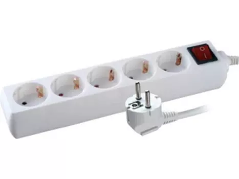 Электроудлинитель, земля, выключ., дети Volsten S 5x5-ZDV (9332)