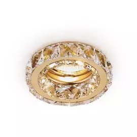 Встраиваемый светильник Ambrella light Crystal K112 CL/G
