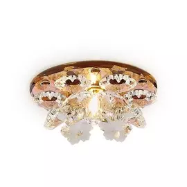 K440 BR Встраиваемый точечный светильник MR16 Ambrella light Crystal spot