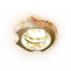 K88 CH/PR Встраиваемый точечный светильник MR16 Ambrella light Crystal spot