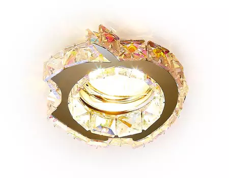 K88 CH/PR Встраиваемый точечный светильник MR16 Ambrella light Crystal spot